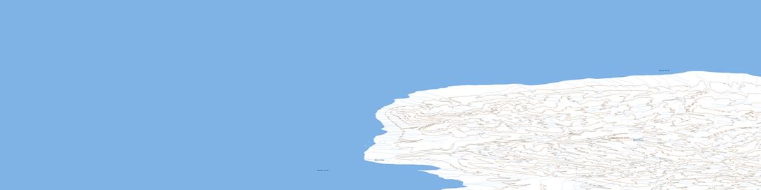 King Christian Island West Topographic map 069C14 at 1:50,000 Scale