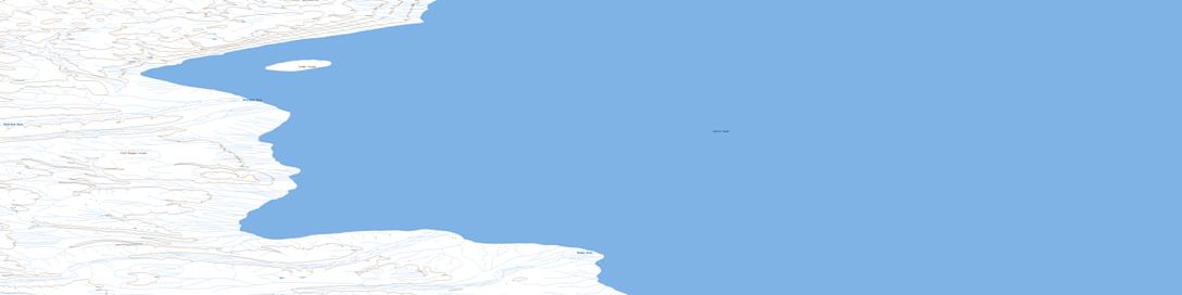 Fisher Island Topographic map 069E05 at 1:50,000 Scale