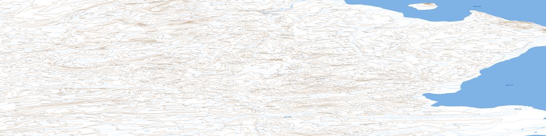 Haakon Fiord Topo Map 069F15 at 1:50,000 scale - National Topographic System of Canada (NTS) - Toporama map