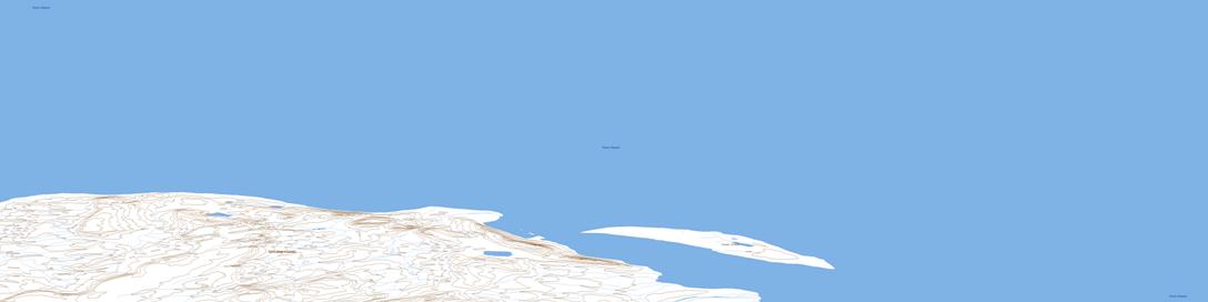 Cosens Island Topographic map 069G02 at 1:50,000 Scale