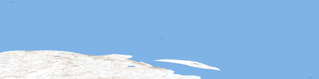 Cosens Island Topo Map 069G02 at 1:50,000 scale - National Topographic System of Canada (NTS) - Toporama map