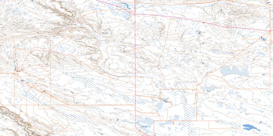 Cripple Creek Topo Map 072E01 at 1:50,000 scale - National Topographic System of Canada (NTS) - Toporama map