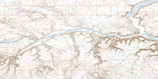 Aden Topo Map 072E03 at 1:50,000 scale - National Topographic System of Canada (NTS) - Toporama map