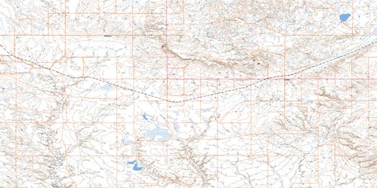 Lyons Creek Topographic map 072F03 at 1:50,000 Scale