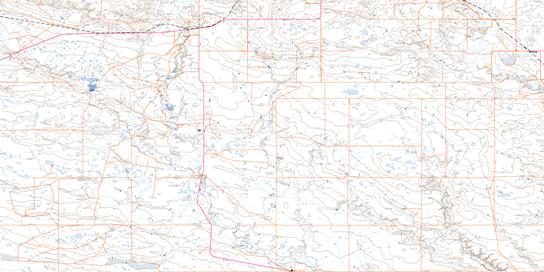 Willow Creek Topographic map 072F04 at 1:50,000 Scale
