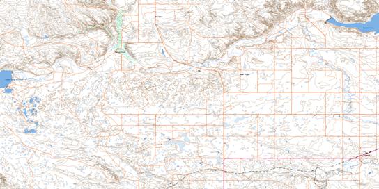 Consul Topographic map 072F05 at 1:50,000 Scale