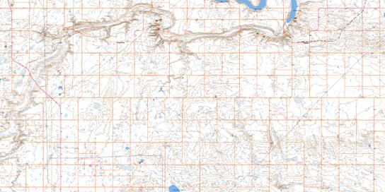 Simmie Topo Map 072F16 at 1:50,000 scale - National Topographic System of Canada (NTS) - Toporama map