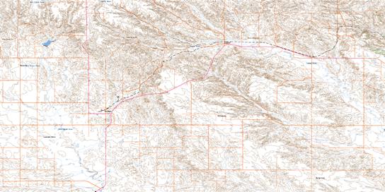Canopus Topographic map 072G01 at 1:50,000 Scale