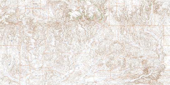 Horse Creek Topo Map 072G02 at 1:50,000 scale - National Topographic System of Canada (NTS) - Toporama map