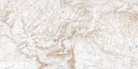 Wideview Topo Map 072G03 at 1:50,000 scale - National Topographic System of Canada (NTS) - Toporama map