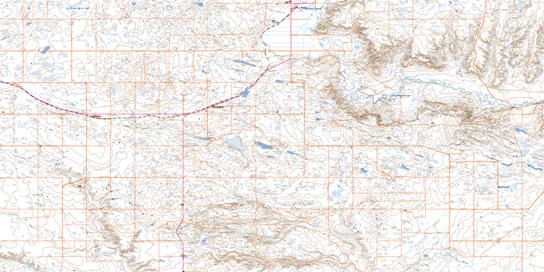 Orkney Topo Map 072G04 at 1:50,000 scale - National Topographic System of Canada (NTS) - Toporama map