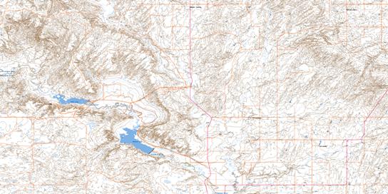 Hillandale Topo Map 072G05 at 1:50,000 scale - National Topographic System of Canada (NTS) - Toporama map