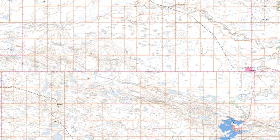 Gravelbourg Topographic map 072G15 at 1:50,000 Scale