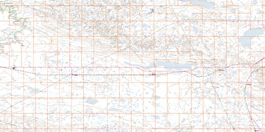 Mazenod Topographic map 072G16 at 1:50,000 Scale