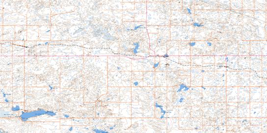 Lake Alma Topo Map 072H01 at 1:50,000 scale - National Topographic System of Canada (NTS) - Toporama map