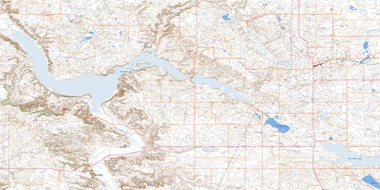 Minton Topo Map 072H02 at 1:50,000 scale - National Topographic System of Canada (NTS) - Toporama map