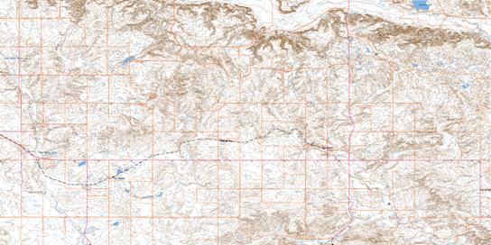 Buffalo Gap Topo Map 072H03 at 1:50,000 scale - National Topographic System of Canada (NTS) - Toporama map