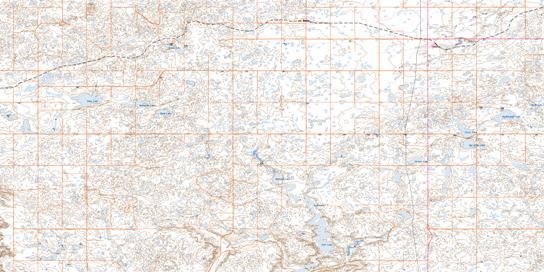 Hardy Topographic map 072H07 at 1:50,000 Scale