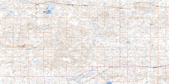 Horizon Topo Map 072H11 at 1:50,000 scale - National Topographic System of Canada (NTS) - Toporama map