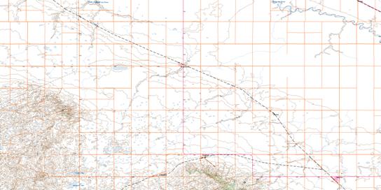 Briercrest Topo Map 072I03 at 1:50,000 scale - National Topographic System of Canada (NTS) - Toporama map