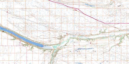 Bethune Topo Map 072I11 at 1:50,000 scale - National Topographic System of Canada (NTS) - Toporama map
