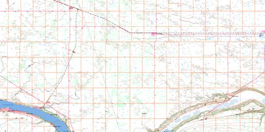 Earl Grey Topo Map 072I15 at 1:50,000 scale - National Topographic System of Canada (NTS) - Toporama map