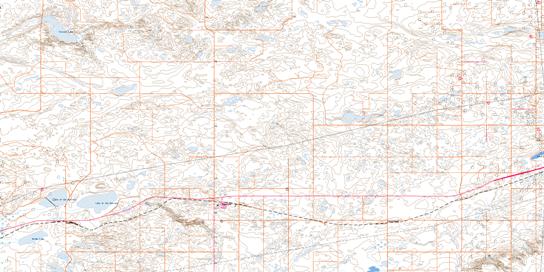 Tompkins Topo Map 072K02 at 1:50,000 scale - National Topographic System of Canada (NTS) - Toporama map