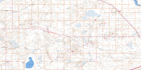 Roseray Topo Map 072K08 at 1:50,000 scale - National Topographic System of Canada (NTS) - Toporama map