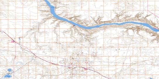 Cabri Topo Map 072K09 at 1:50,000 scale - National Topographic System of Canada (NTS) - Toporama map