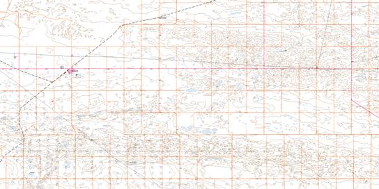 Burstall Topo Map 072K12 at 1:50,000 scale - National Topographic System of Canada (NTS) - Toporama map