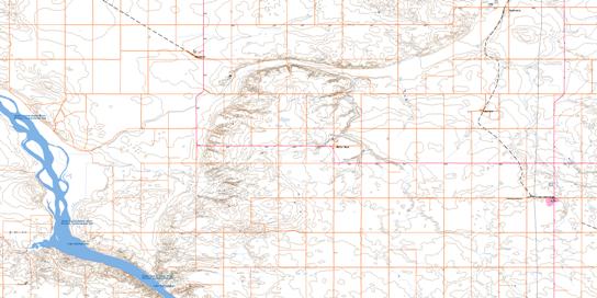 Kyle Topo Map 072K16 at 1:50,000 scale - National Topographic System of Canada (NTS) - Toporama map