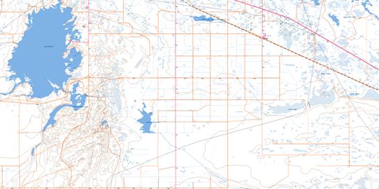 Tilley Topo Map 072L05 at 1:50,000 scale - National Topographic System of Canada (NTS) - Toporama map