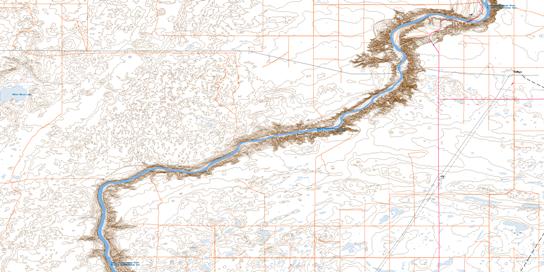 The Middle Sand Hills Topo Map 072L09 at 1:50,000 scale - National Topographic System of Canada (NTS) - Toporama map