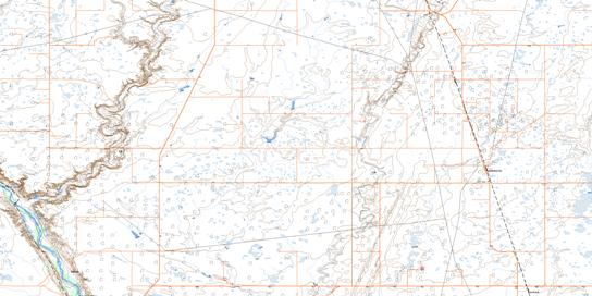 Pollockville Topo Map 072M04 at 1:50,000 scale - National Topographic System of Canada (NTS) - Toporama map