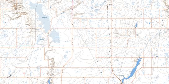 Sunnynook Topo Map 072M05 at 1:50,000 scale - National Topographic System of Canada (NTS) - Toporama map