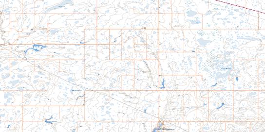 Plover Lake Topo Map 072M06 at 1:50,000 scale - National Topographic System of Canada (NTS) - Toporama map