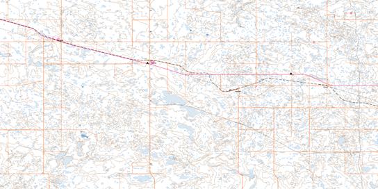 Cereal Topo Map 072M07 at 1:50,000 scale - National Topographic System of Canada (NTS) - Toporama map