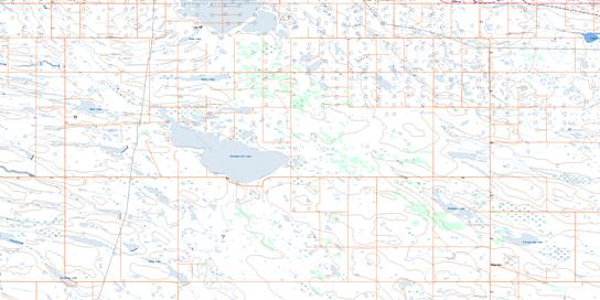 Kirkpatrick Lake Topographic map 072M14 at 1:50,000 Scale