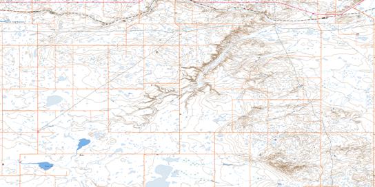 Monitor Topo Map 072M15 at 1:50,000 scale - National Topographic System of Canada (NTS) - Toporama map