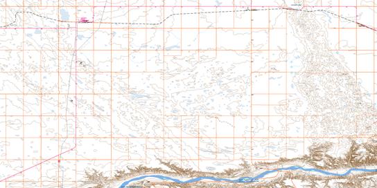 Glidden Topo Map 072N03 at 1:50,000 scale - National Topographic System of Canada (NTS) - Toporama map