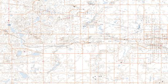 Hoosier Topo Map 072N12 at 1:50,000 scale - National Topographic System of Canada (NTS) - Toporama map