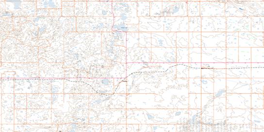 Fusilier Topo Map 072N13 at 1:50,000 scale - National Topographic System of Canada (NTS) - Toporama map
