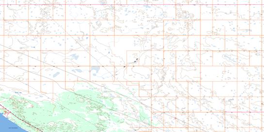 Kramer Lake Topo Map 072O01 at 1:50,000 scale - National Topographic System of Canada (NTS) - Toporama map