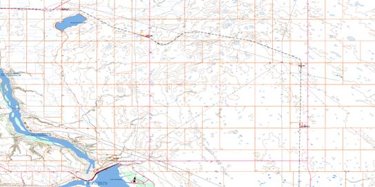 Hawarden Topo Map 072O07 at 1:50,000 scale - National Topographic System of Canada (NTS) - Toporama map