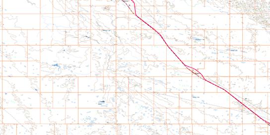 Bladworth Topo Map 072O08 at 1:50,000 scale - National Topographic System of Canada (NTS) - Toporama map