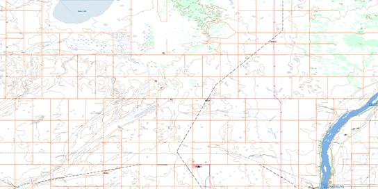 Conquest Topo Map 072O11 at 1:50,000 scale - National Topographic System of Canada (NTS) - Toporama map