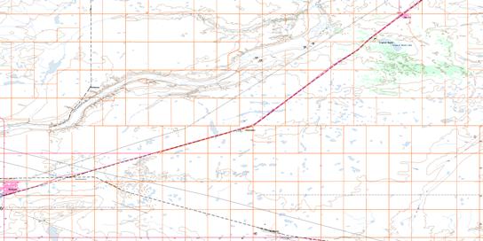 Rosetown Topographic map 072O12 at 1:50,000 Scale