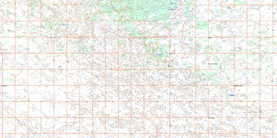 Arbury Topographic map 072P01 at 1:50,000 Scale