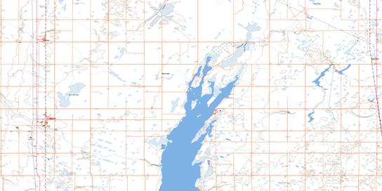 Imperial Topo Map 072P06 at 1:50,000 scale - National Topographic System of Canada (NTS) - Toporama map