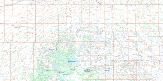 Touchwood Hills Topo Map 072P09 at 1:50,000 scale - National Topographic System of Canada (NTS) - Toporama map